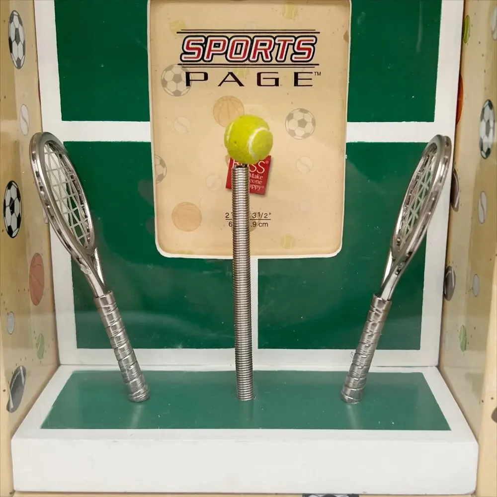 New in Box Russ Sports Page 3D Tennis Photo Picture Frame